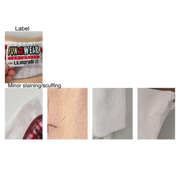 90s vintage womens body graphic novelty funny beach vacation coverup tee shirt - Picture 9 of 9